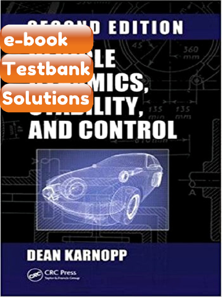 Testbank Vehicle Dynamics Stability and Control 2nd Karnopp E-book ...