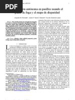 Navegación autónoma en pasillos usando el punto de fuga y el mapa de disparidad