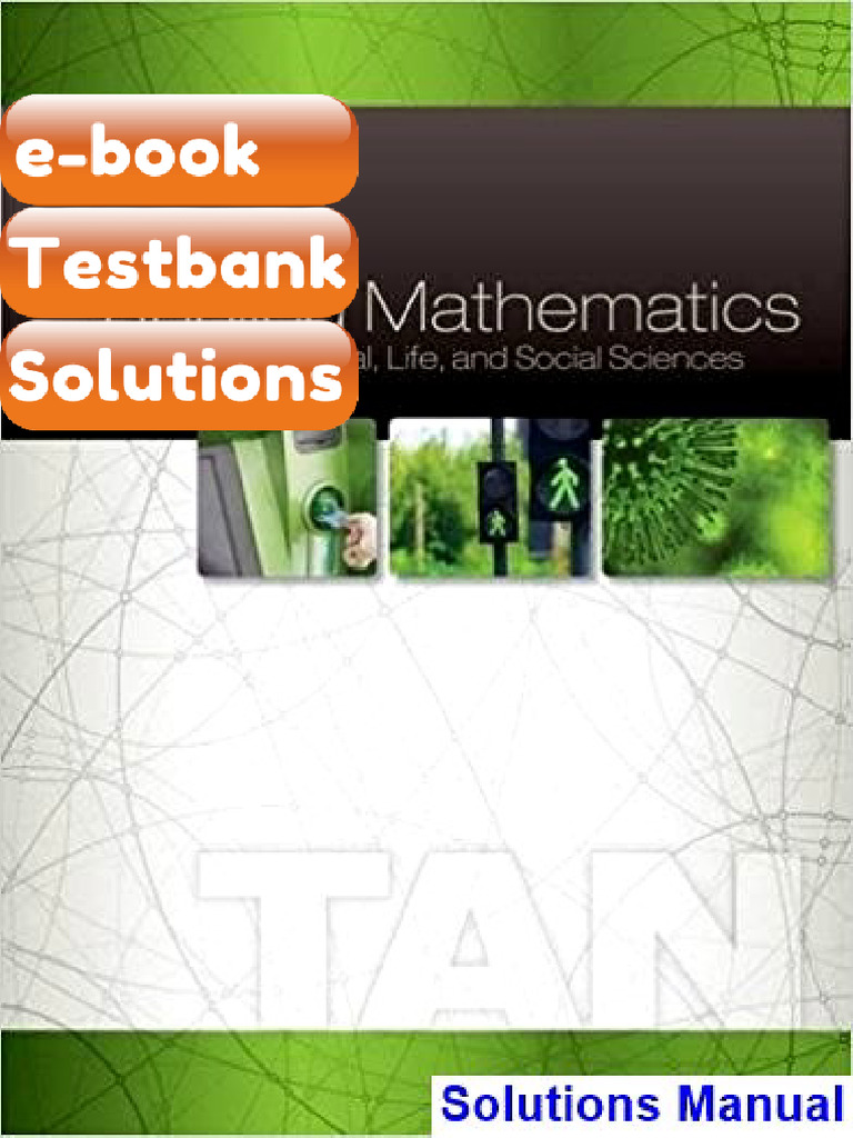 Testbank Applied Mathematics for the Managerial Life and Social ...