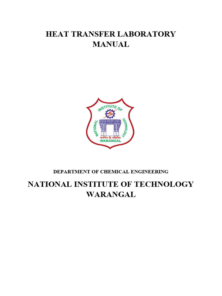 Lab Manual HT 9 - Updated - 1 | PDF | Heat Transfer | Thermal Conduction
