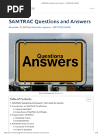 Introduction to SAMTRAC Course Overview | PDF | Occupational Safety And ...