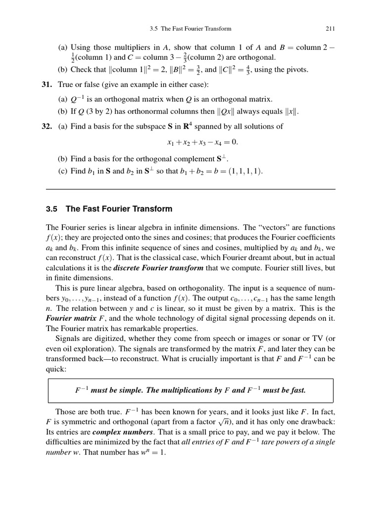 Gilbert Strang Linear Algebra and Its Applicatio 230928 225121-21 | PDF ...