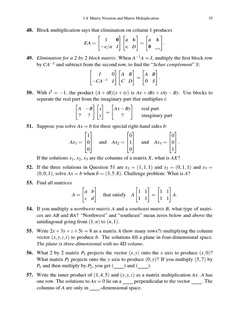 Gilbert Strang Linear Algebra and Its Applicatio 230928 225121-5 | PDF ...