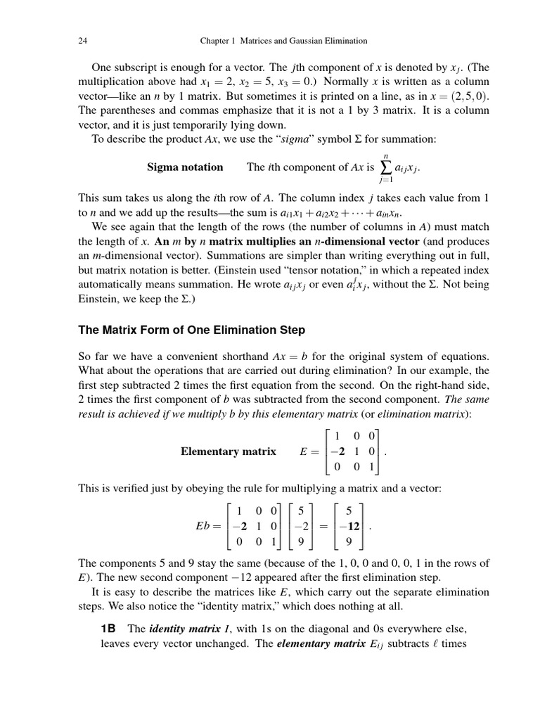 Gilbert Strang Linear Algebra and Its Applicatio 230928 225121-4 | PDF ...