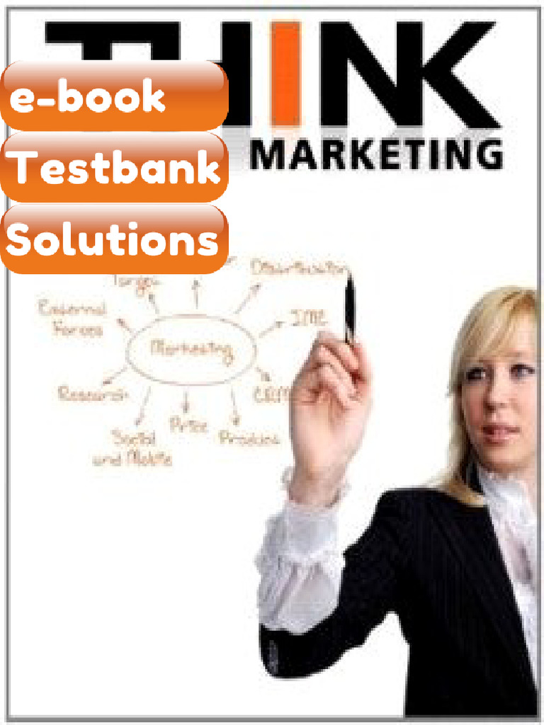 Testbank THINK Marketing 1st Canadian Edition Tuckwell E-book Solutions ...