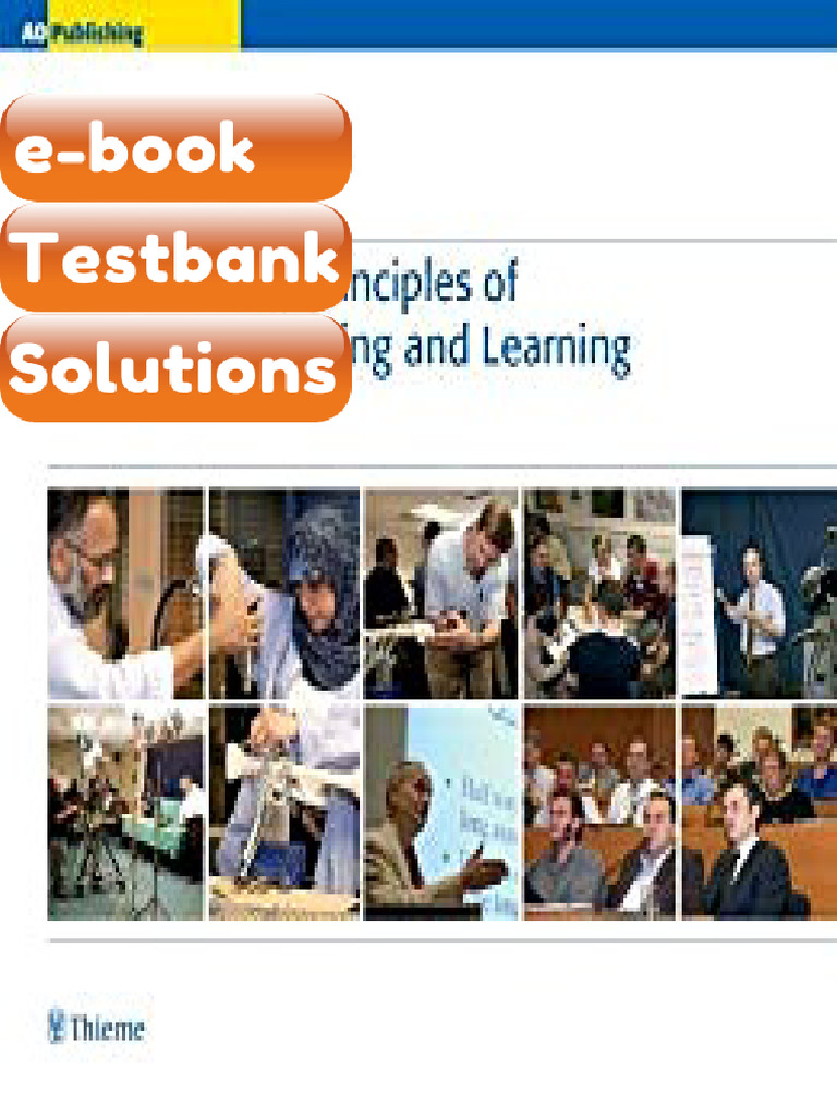 Testbank AO Principles of Teaching and Learning by Joseph Green Piet de ...