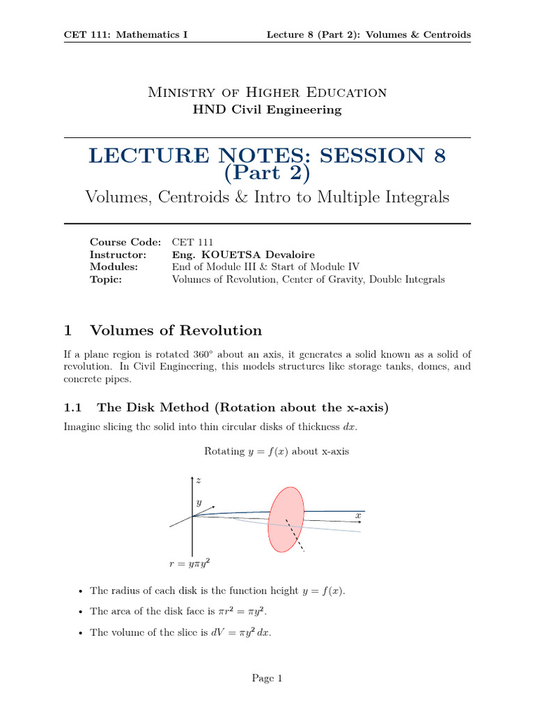Math LECTURE_8_2 | PDF | Area | Mathematics