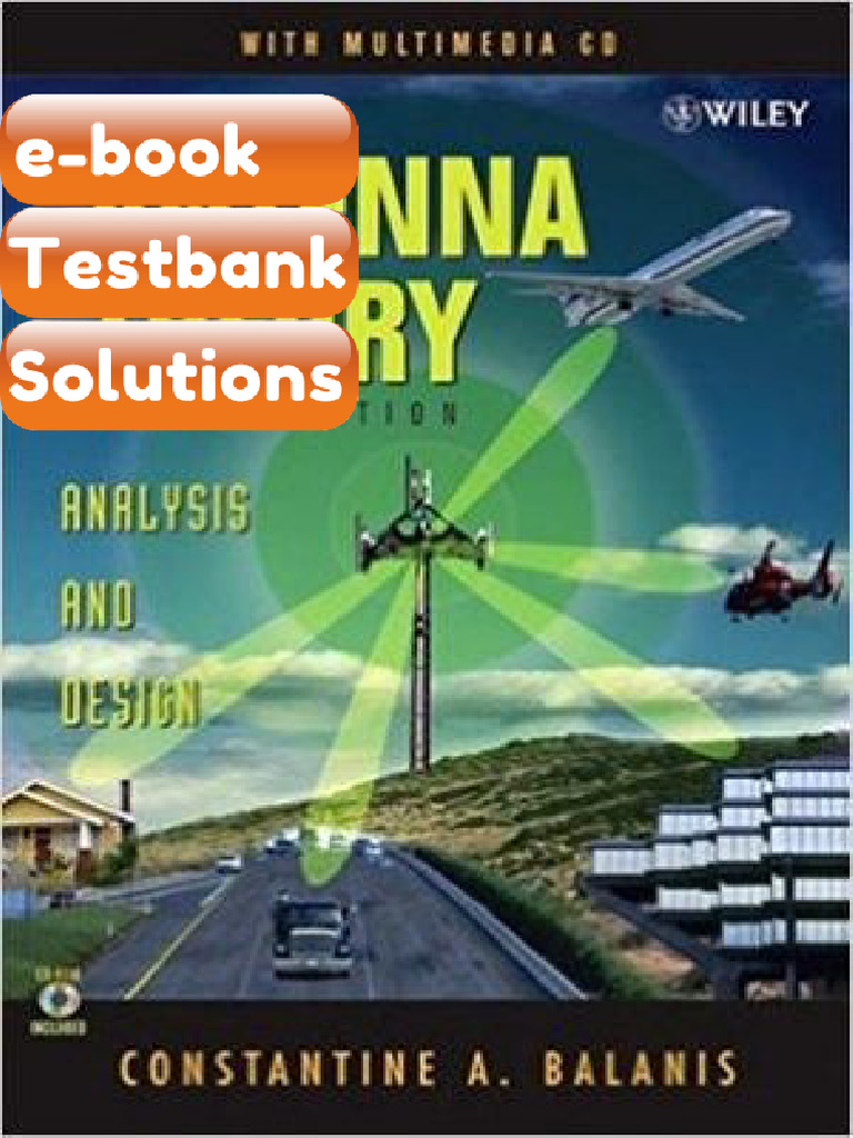 Testbank Antenna Theory Analysis and Design 3rd Edition Constantine a ...
