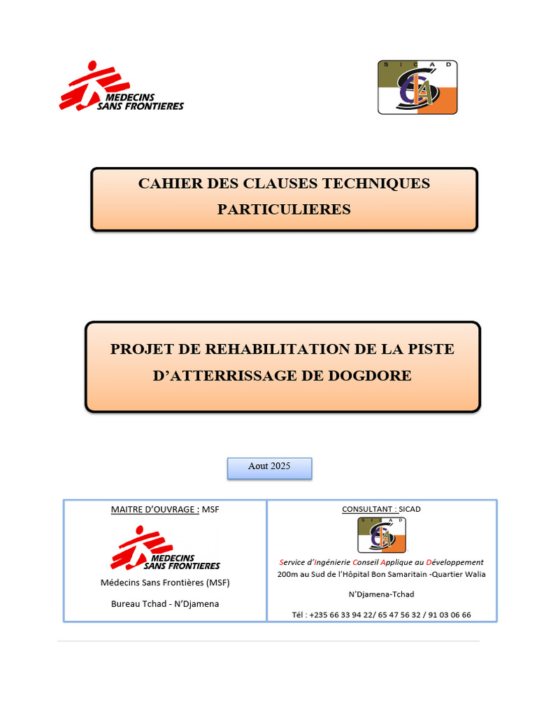 Cahier Des Clauses Techniques Particulieres | PDF | Déchets | Génie ...