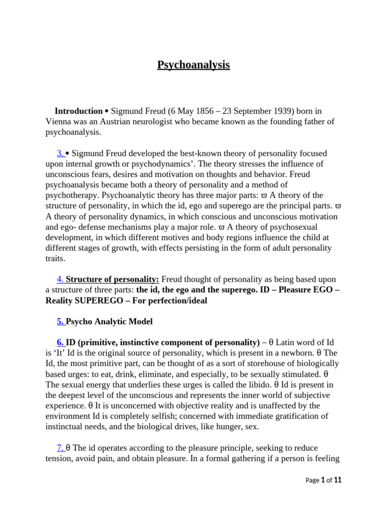 Psychoanalysis Complete 22 | PDF | Psychoanalysis | Unconscious Mind