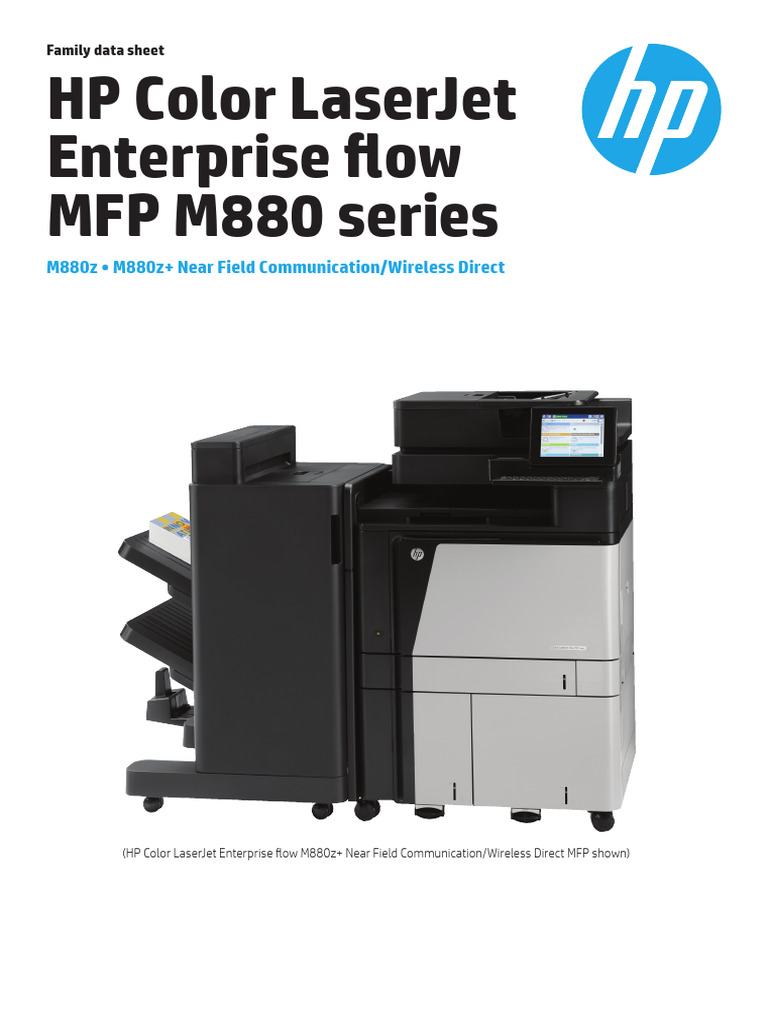 HP Colour LaserJet Enterprise Flow M880 MFP | PDF | Image Scanner ...