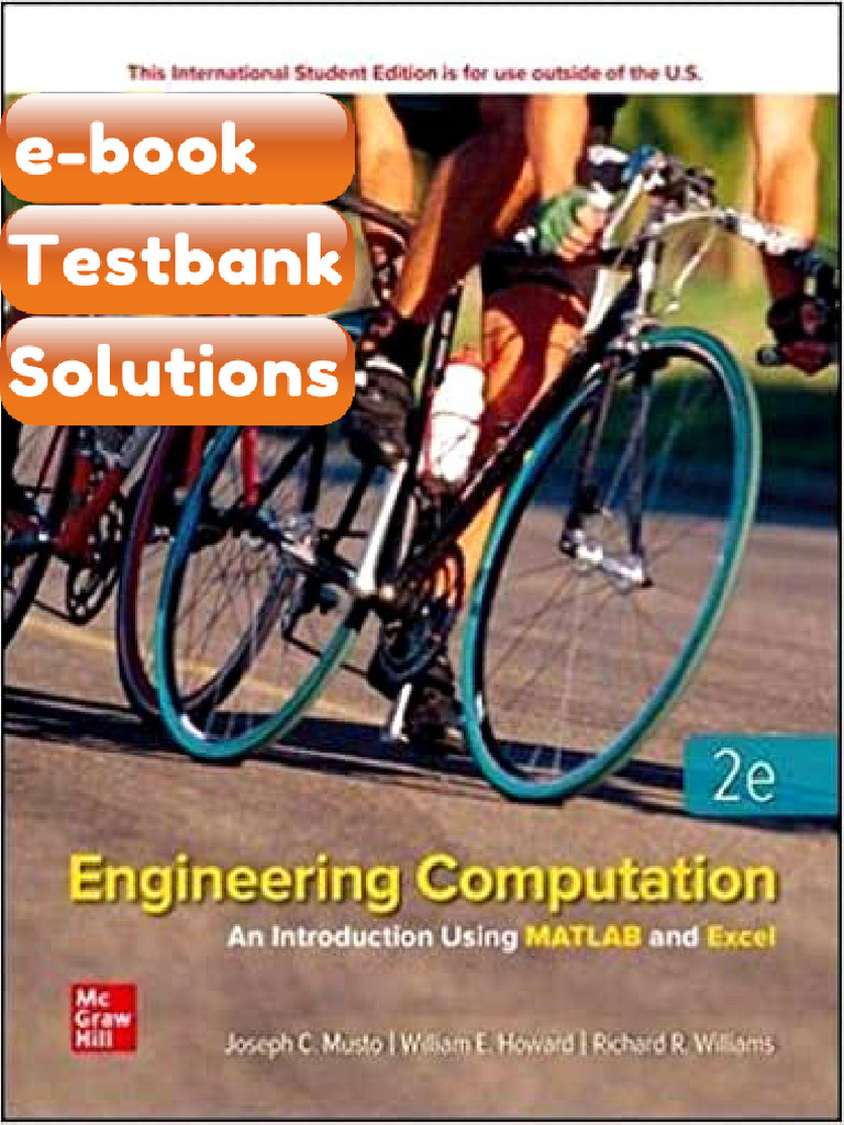 Testbank ENGINEERING COMPUTATIONS an Introduction Using MATLAB and ...