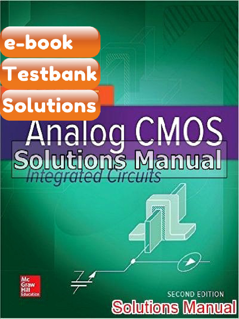 Testbank Design of Analog CMOS Integrated Circuits 2nd Edition Razavi ...