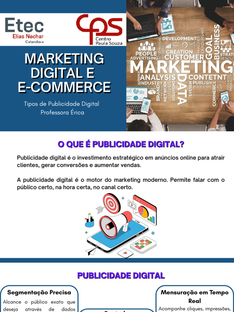 AULA 15 ETEC - Tipos de Publicidade Digital No Marketing e E-Commerce ...