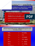 Desequilibrio Hidroelectrolítico, Acido Base, Nutrición Y Metabolismo