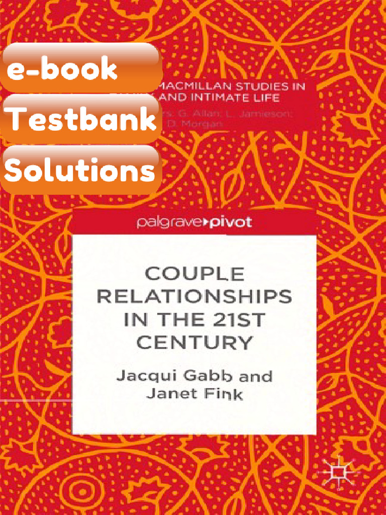Testbank Couple Relationships in the 21st Century 1st Edition | PDF ...