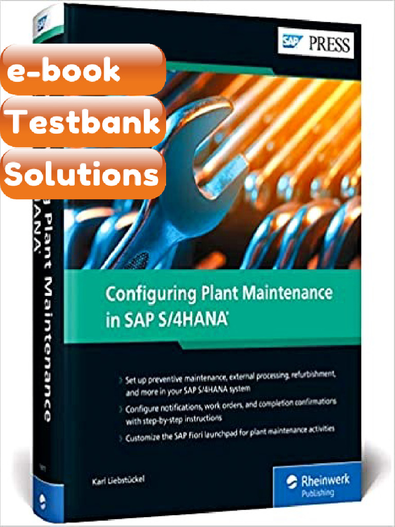 Testbank Configuring Plant Maintenance in SAP S4HANA by Karl ...