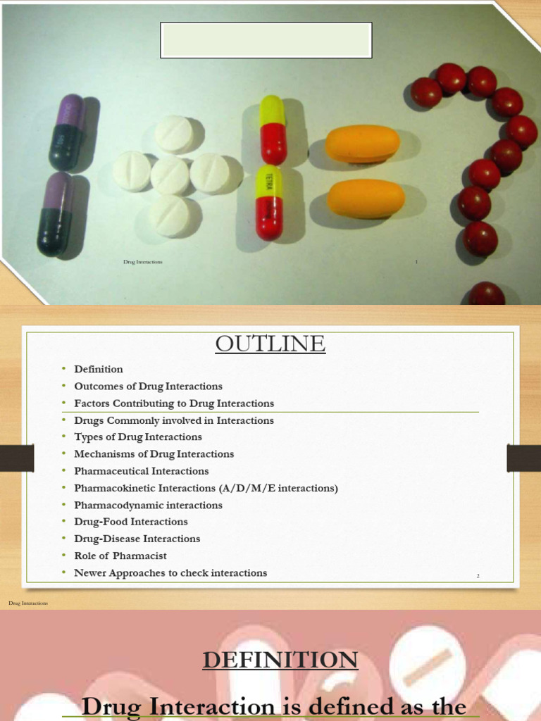 7. Drug interactions | PDF | Medical Treatments | Medicinal Chemistry