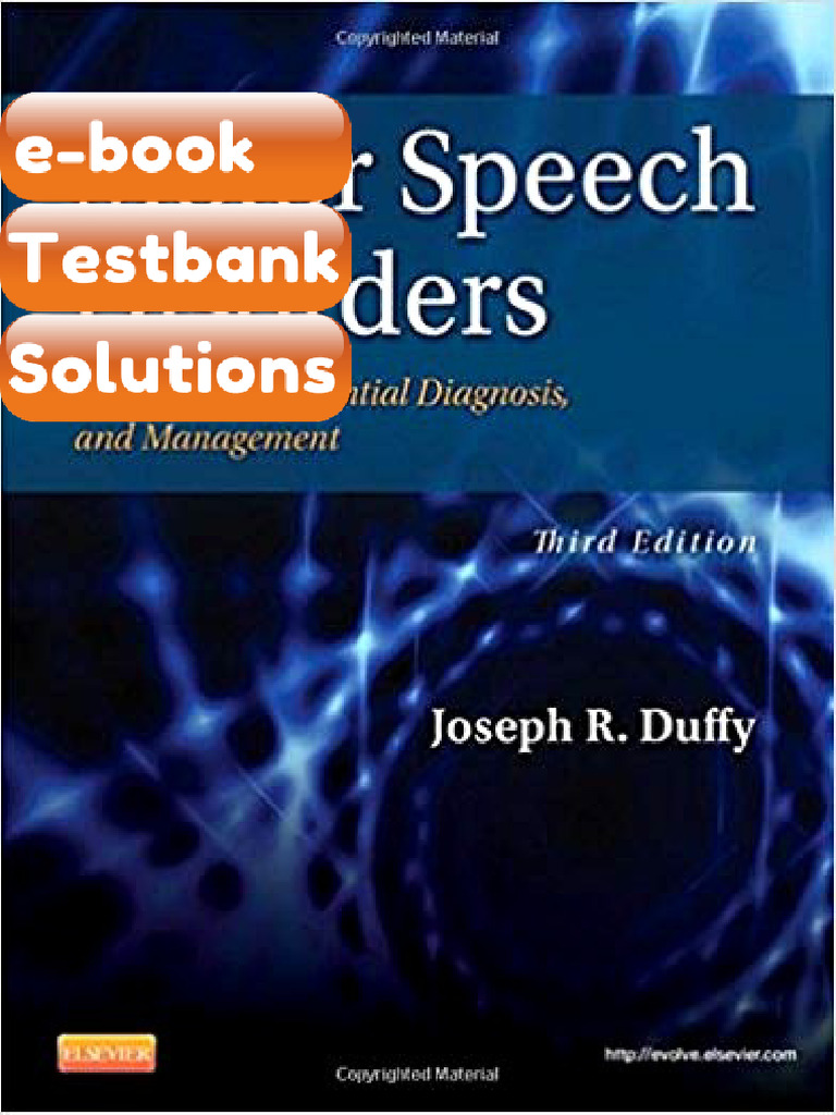 Testbank Motor Speech Disorders by Joseph R Duffy Download | PDF ...