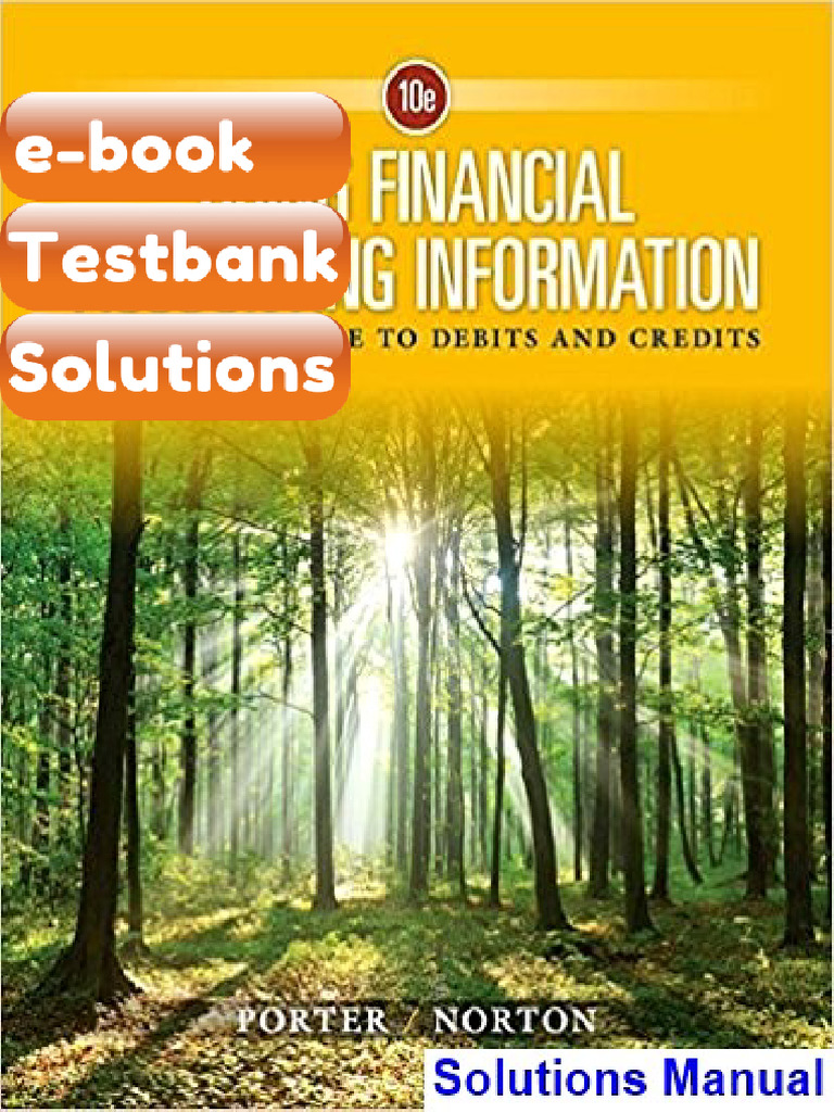 Testbank Using Financial Accounting Information the Alternative to ...