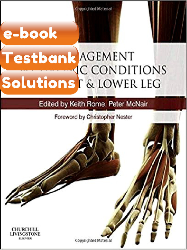 Testbank Management of Chronic Conditions in the Foot and Lower Leg by ...