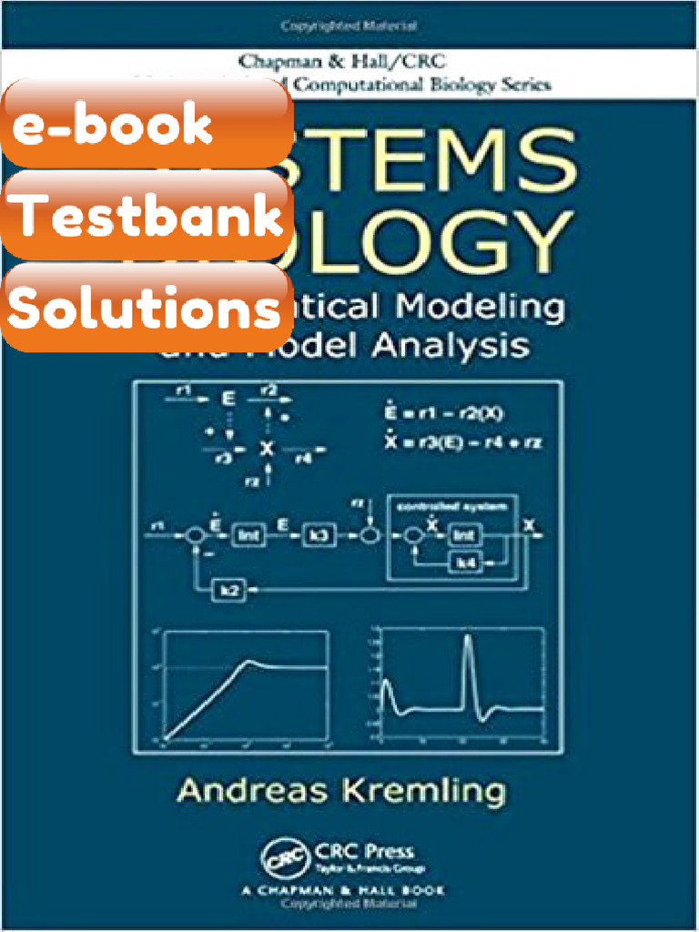 Testbank Systems Biology Mathematical Modeling and Model Analysis 1st ...