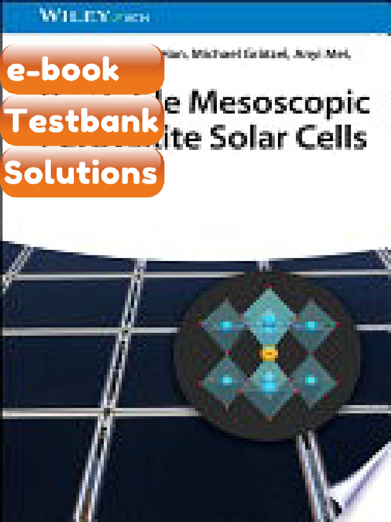 Testbank Printable Mesoscopic Perovskite Solar Cells 1st Edition | PDF ...