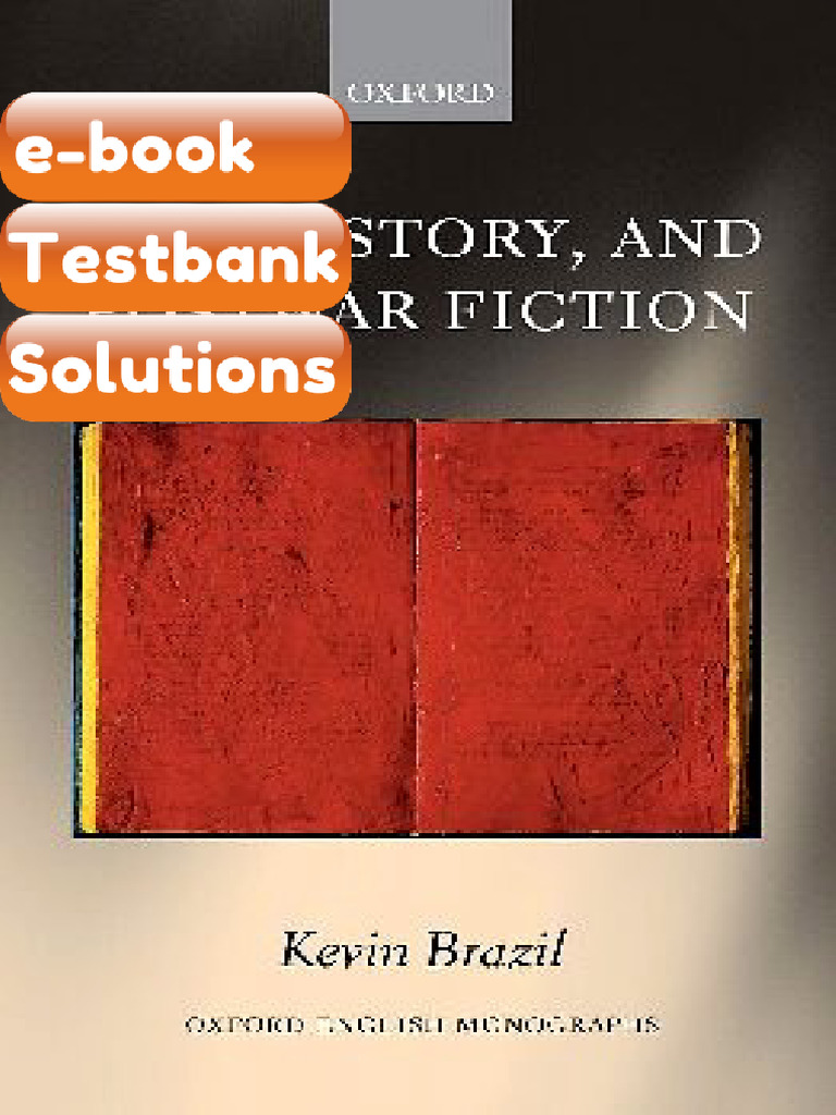 Testbank Art History and Postwar Fiction Kevin Brazil 9780192557834 ...