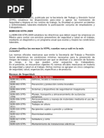 Clasificación de Normas STPS en México | PDF | Seguridad y salud ...