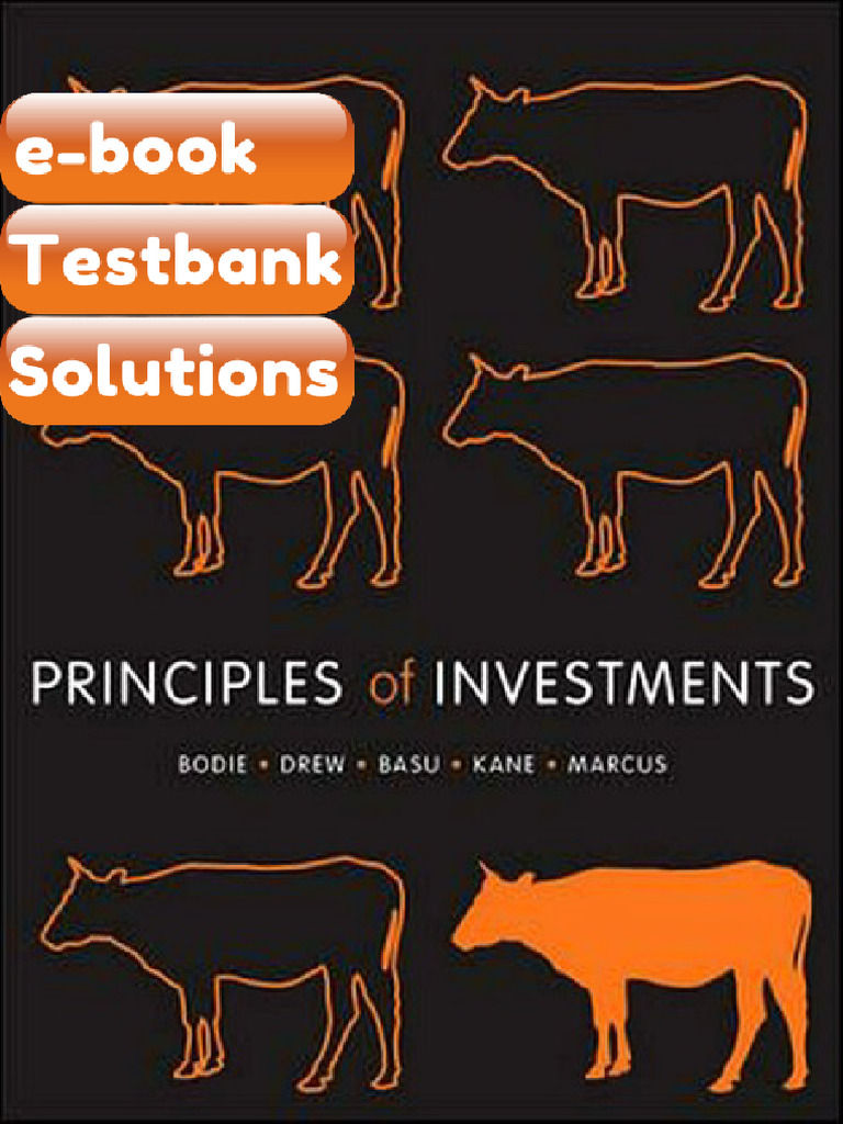 Testbank Principles of Investments 1st Edition by Michael Drew Download ...