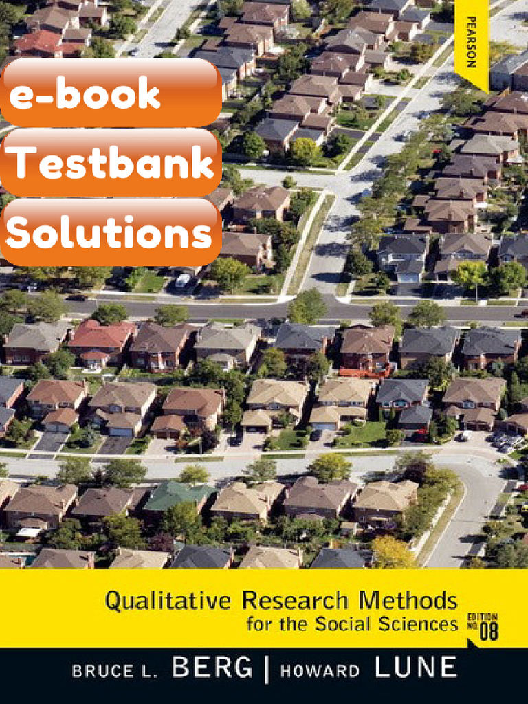 Testbank Qualitative Research Methods for the Social Sciences 8th ...