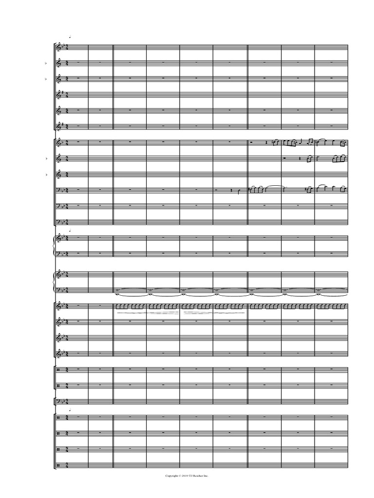 All Aboard - Sample Score | PDF | Music Technology | Musical Instruments