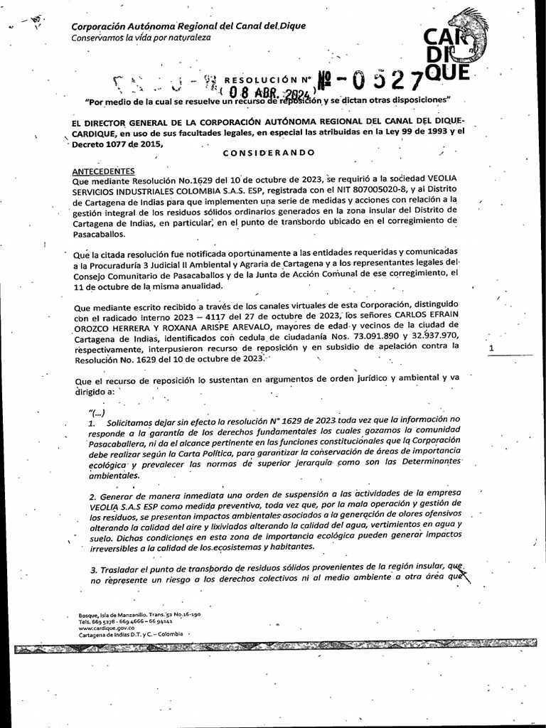 Res 0527 de 2024 | PDF