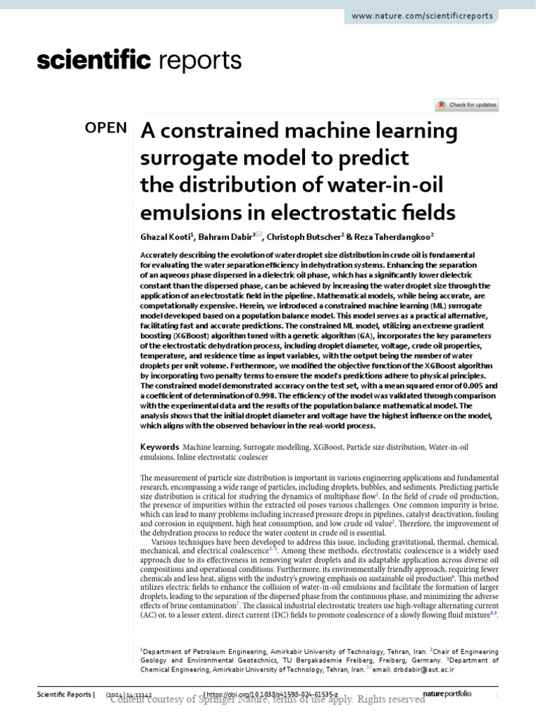 A Constrained Machine Learning Surrogate Model To | PDF | Machine ...