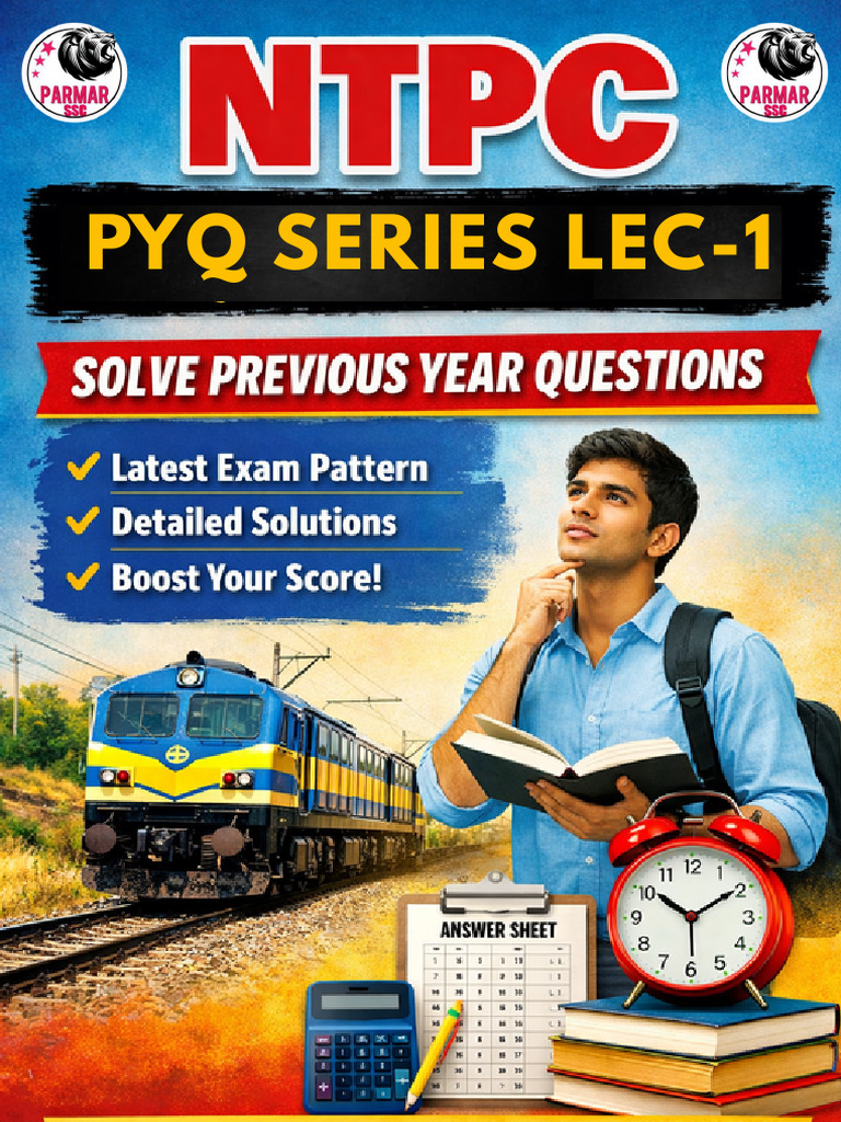 NTPC Pyq Series Lec - 1 - English Notes - by Parmar SSC | PDF