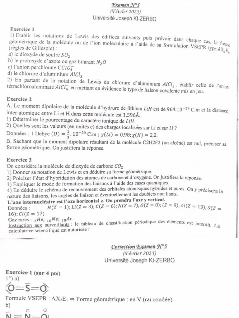 Liaison Chimie P24 + Corrigé | PDF