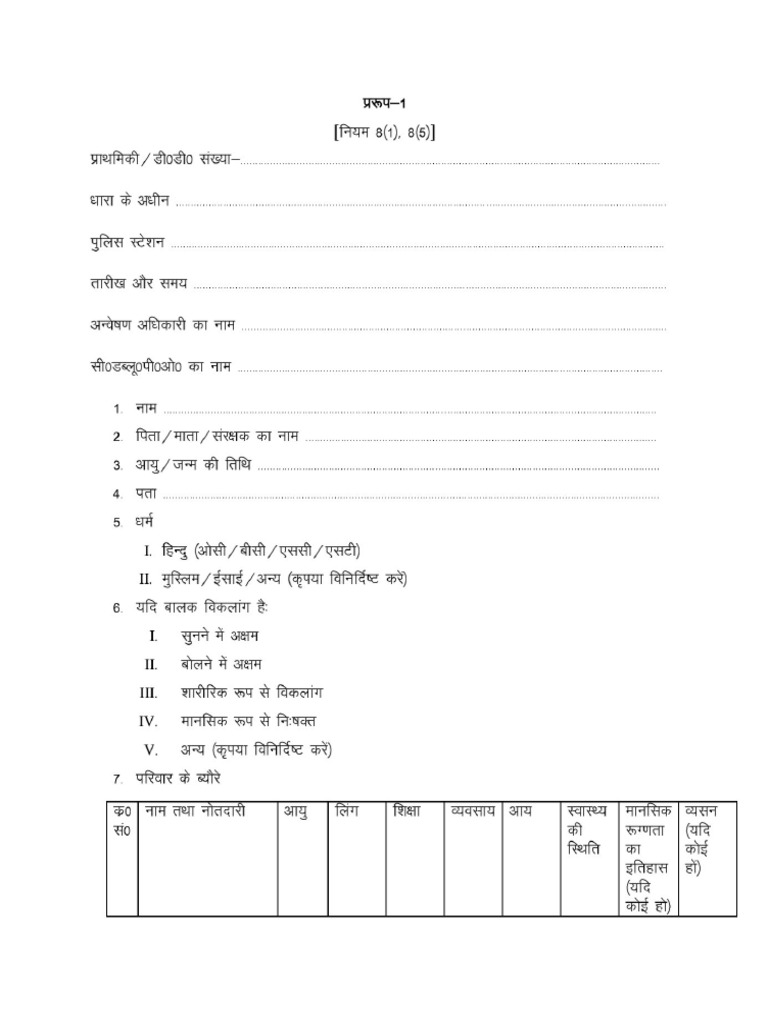 SBR Format 1 | PDF