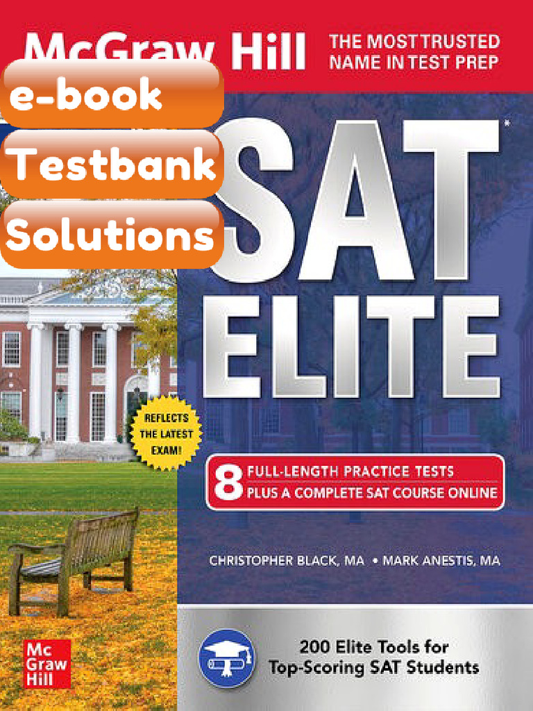 Testbank McGrawHill Education SAT Elite 2022 Christopher Black | PDF ...