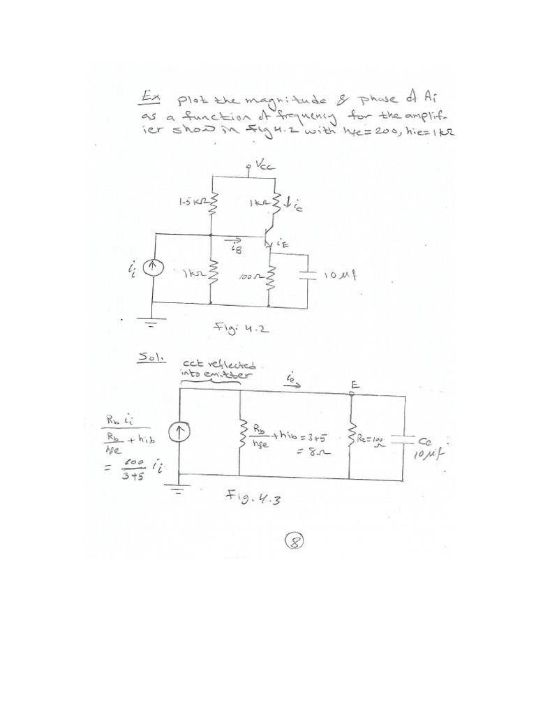 Transistor Models at High and Low Frequencies 2 | PDF
