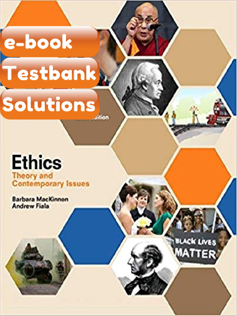 Testbank Ethics Theory and Contemporary Issues 9th Edition by Barbara ...