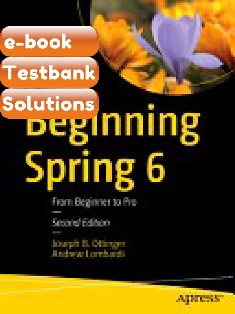 Testbank Beginning Spring 2nd Edition | PDF | Subscription Business ...