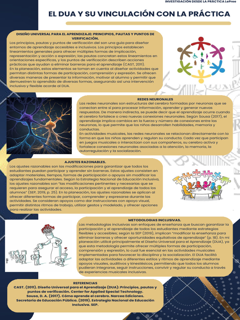 El Dua Y Su Vinculación Con La Práctica | PDF | Aprendizaje | Neurona