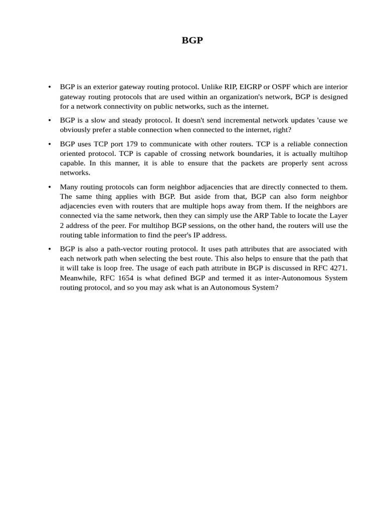 bgp | PDF | Routing | Computing