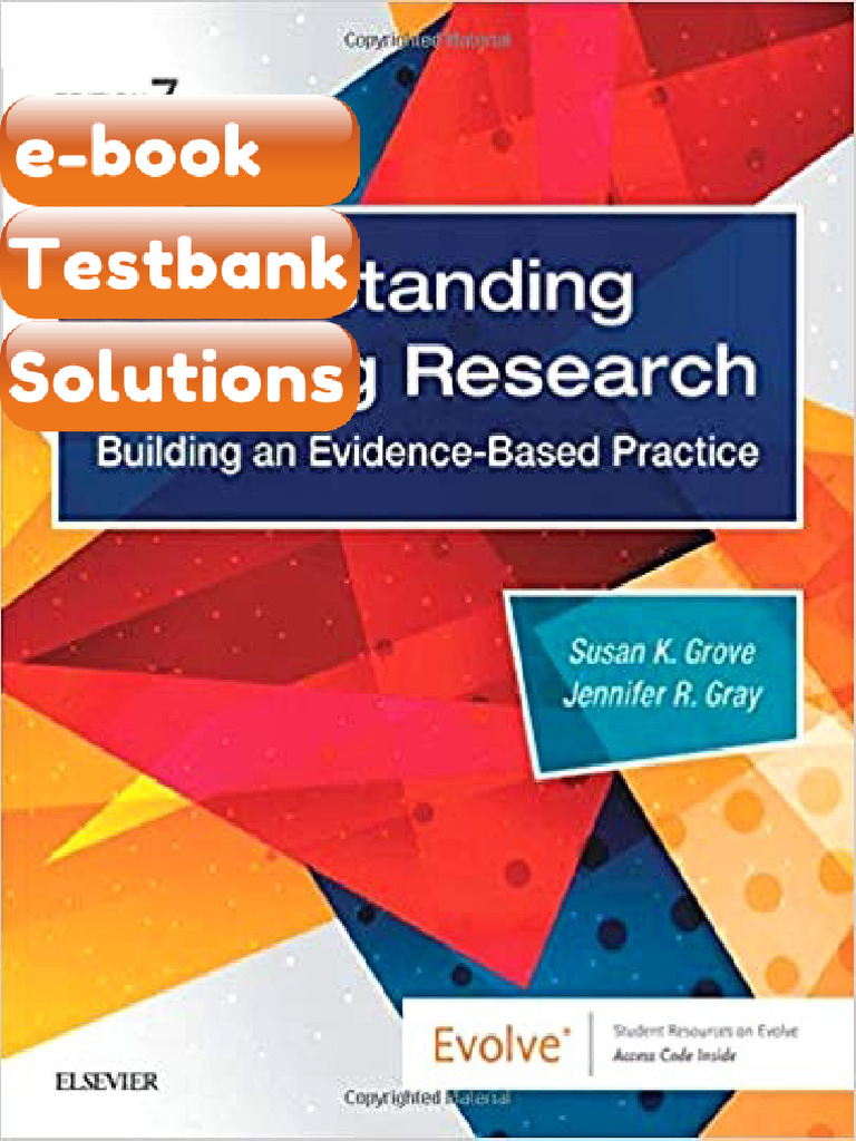 Testbank Understanding Nursing Research Building An Evidence Based ...
