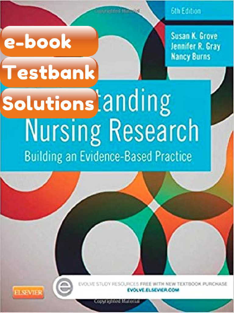 Testbank Understanding Nursing Research Building an Evidence Based ...