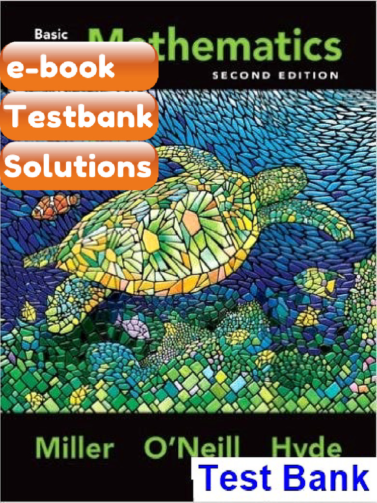 Testbank Basic College Mathematics 2nd Edition Miller E-book Solutions ...