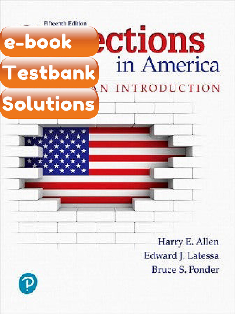 Testbank Corrections in America an Introduction 15th Edition Harry E ...