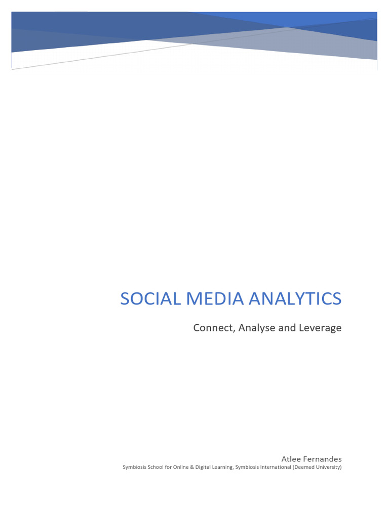 SLM - Social Media Analytics | PDF | Social Media | Popular Culture ...