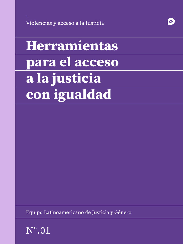 Herramientas para El Acceso A La Justicia Con Igualdad | PDF | Costo de ...