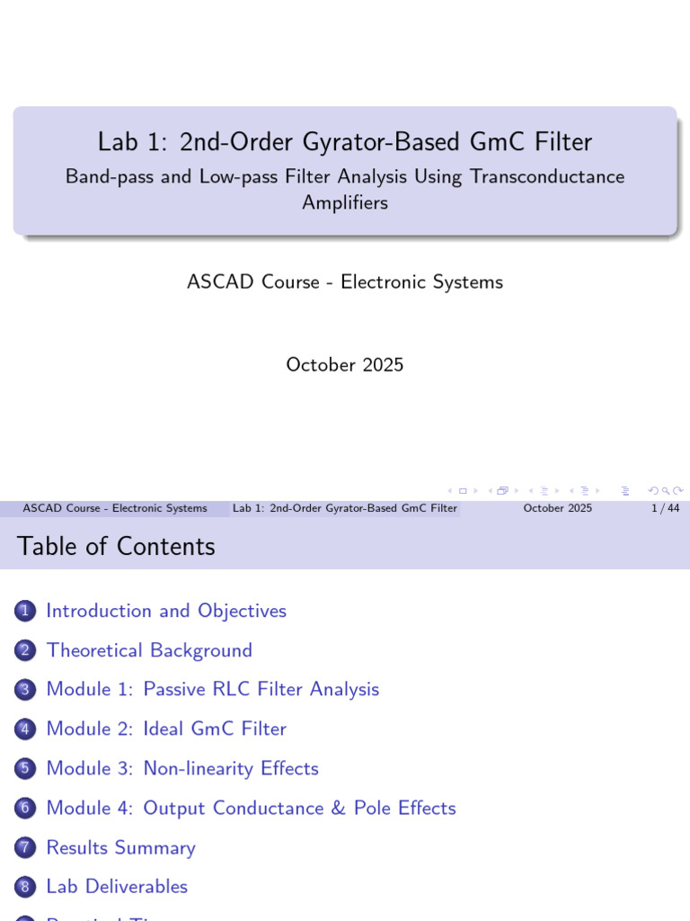 Guía Ayuda Lab1 | PDF | Low Pass Filter | Electronic Filter